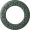 Ekena Millwork Ribbon with Bow Ceiling Medallion (Canopies up to 7 1/2"), 12 1/4"OD x 7 1/2"ID x 7/8"P, Cloud Burst CM12RICBF - alternate 1